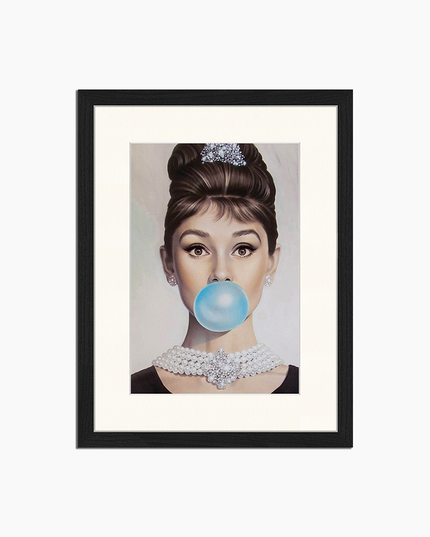 Audrey's Bubble Gum - Print Muurdecoratie