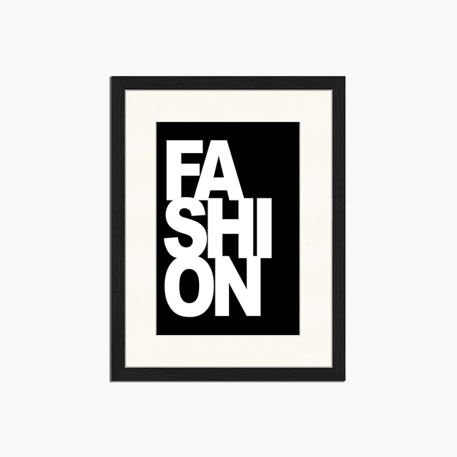 Fashion - Print Muurdecoratie