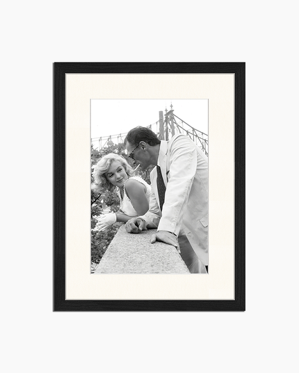 Marilyn Monroe & Arthur Miller - Print Muurdecoratie