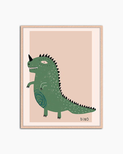 Dino - Wanddekoration drucken