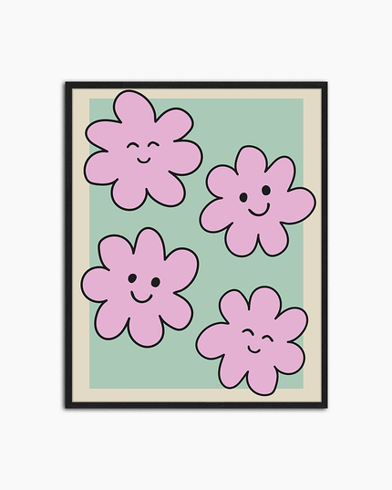 Fleuri - Décoration murale imprimée