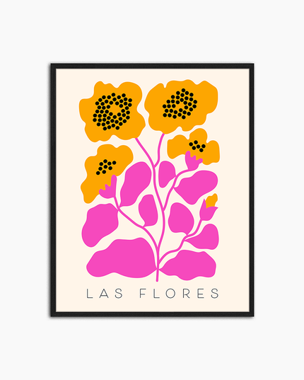 Las Flores - Décoration murale imprimée