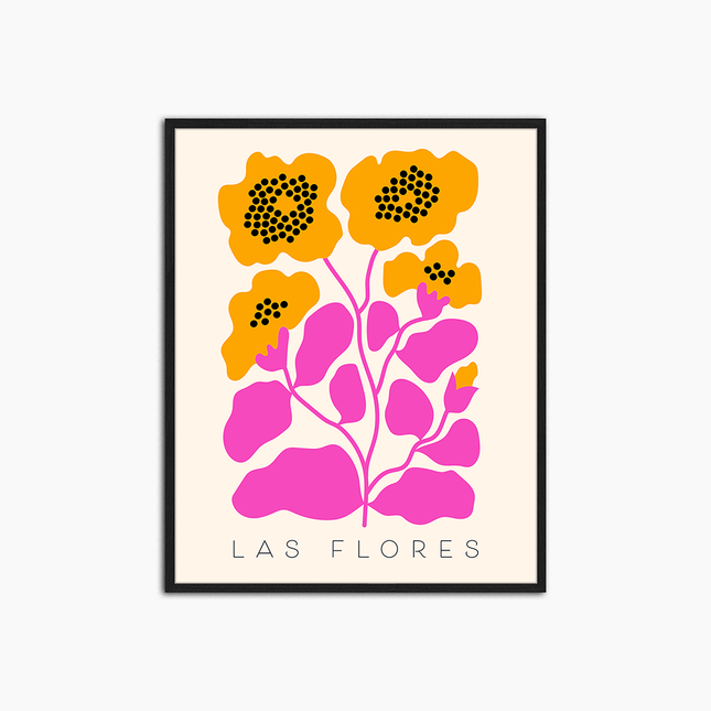 Las Flores - Décoration murale imprimée