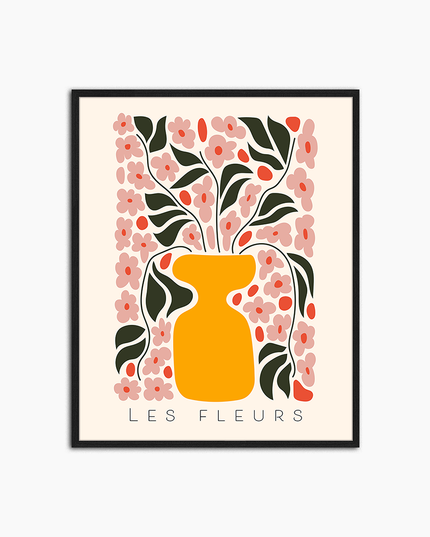 Fleurs dans le pot - Décoration murale imprimée