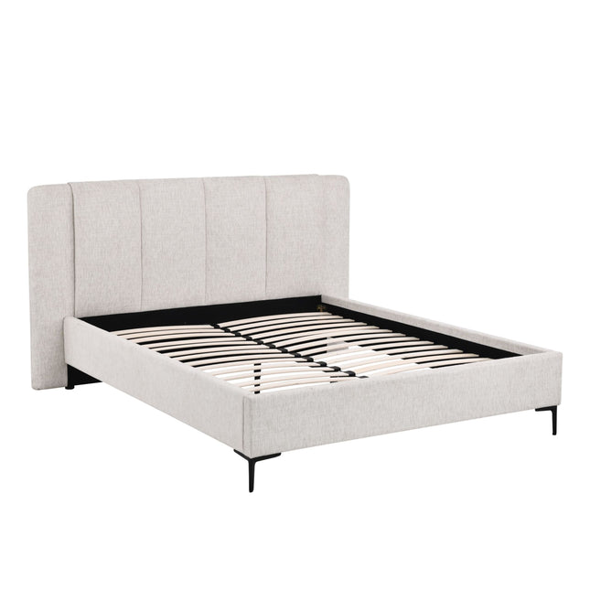 Bed Elon - Beige Chenille - 180cm x 200cm