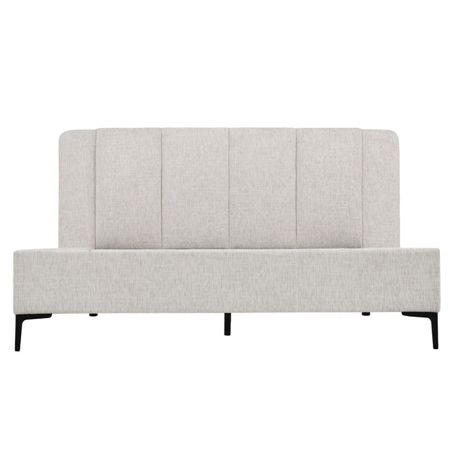 Bed Elon - Beige Chenille - 180cm x 200cm