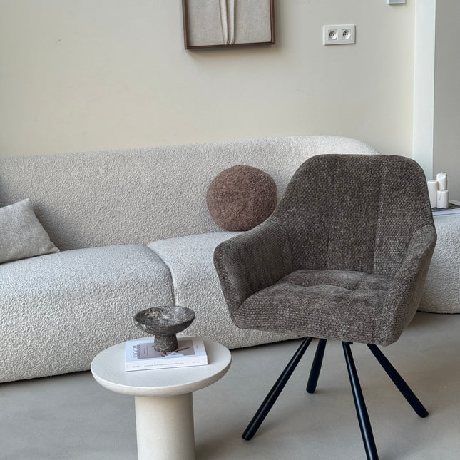 Breeze Draaistoel - Khaki - Chenille