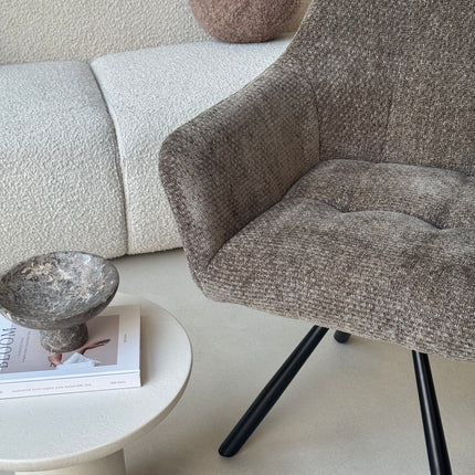 Chaise pivotante Breeze - Kaki - Chenille
