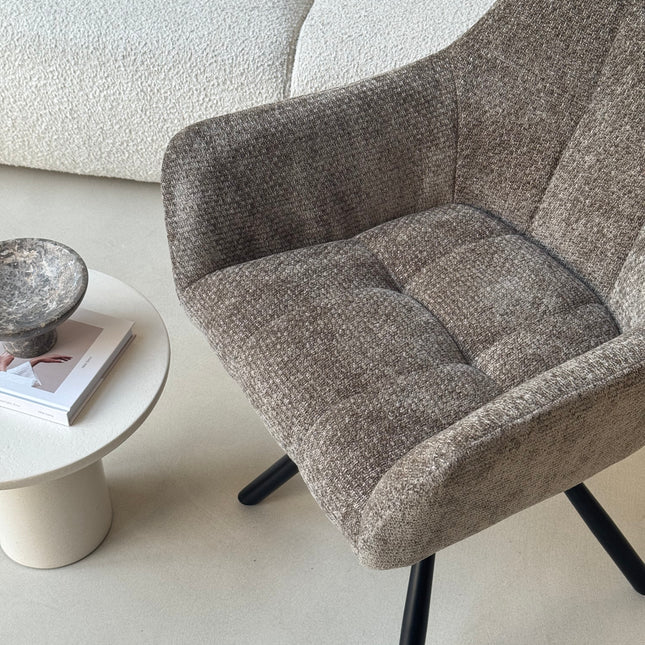 Breeze Draaistoel - Khaki - Chenille