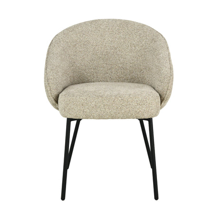 Chaise de salle à manger Cleo - Taupe - Chenille