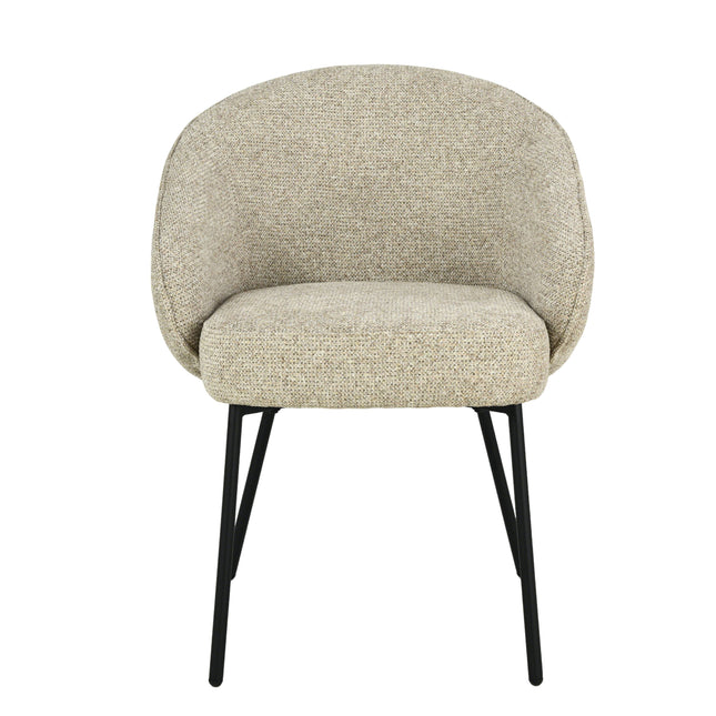 Chaise de salle à manger Cleo - Taupe - Chenille
