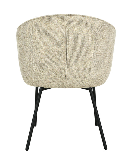 Cleo Esszimmerstuhl - Taupe - Chenille