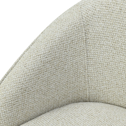 Cleo Eetkamerstoel - Beige - Beige Poten