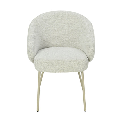 Cleo Esszimmerstuhl - Ecru - Chenille