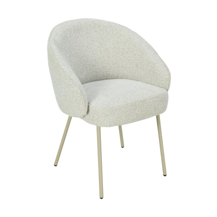 Cleo Esszimmerstuhl - Ecru - Chenille