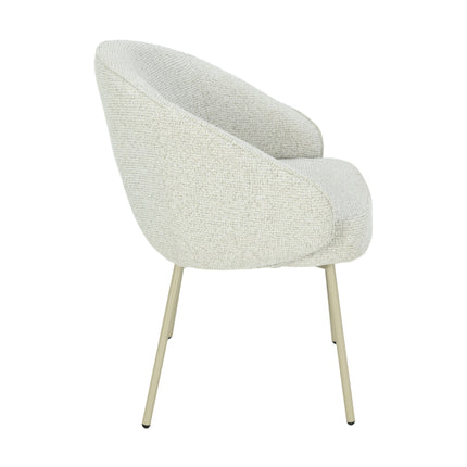 Cleo Esszimmerstuhl - Ecru - Chenille