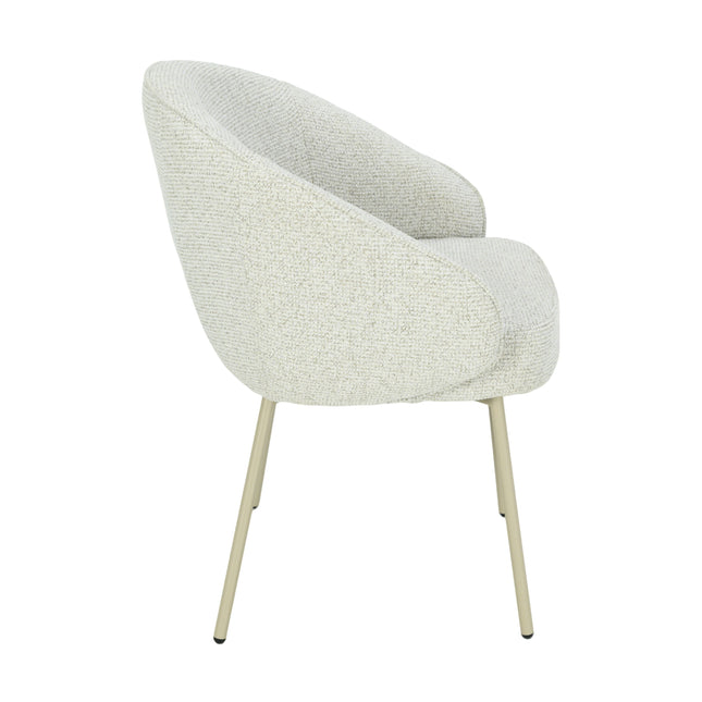 Cleo Eetkamerstoel - Ecru - Chenille