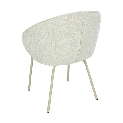Cleo Esszimmerstuhl - Ecru - Chenille