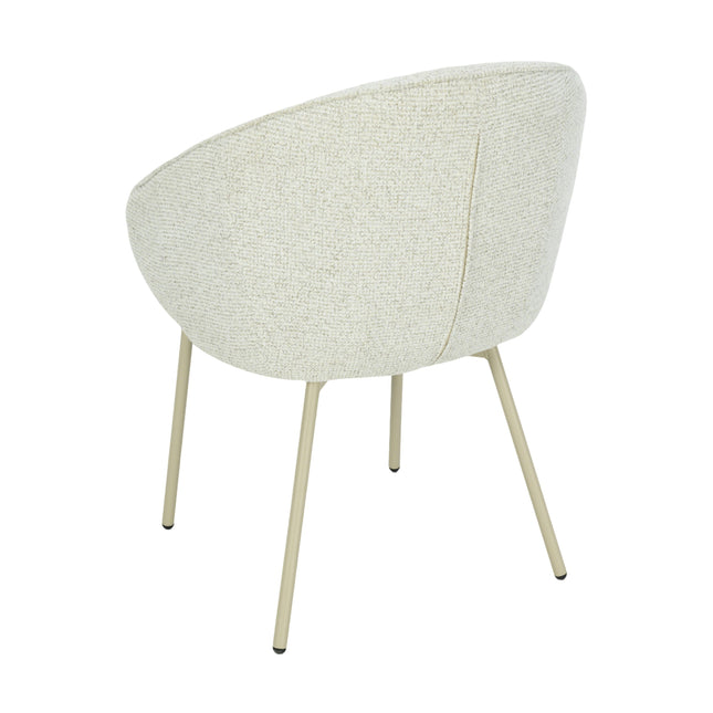 Cleo Eetkamerstoel - Ecru - Chenille