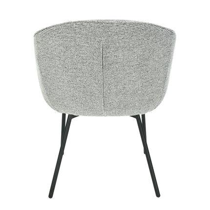 Chaise de salle à manger Cleo - Gris - Chenille