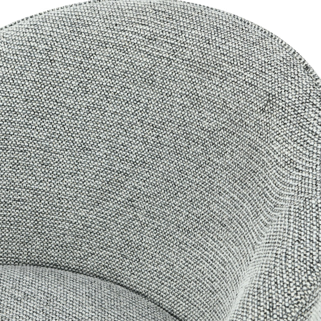 Cleo Eetkamerstoel - Grijs - Chenille