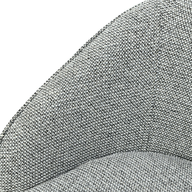 Cleo Eetkamerstoel - Grijs - Chenille