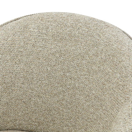 Chaise de salle à manger Cleo - Taupe - Pieds beiges
