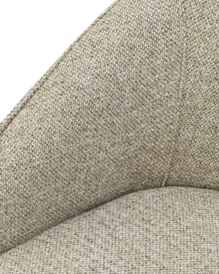 Cleo Eetkamerstoel - Taupe - Chenille