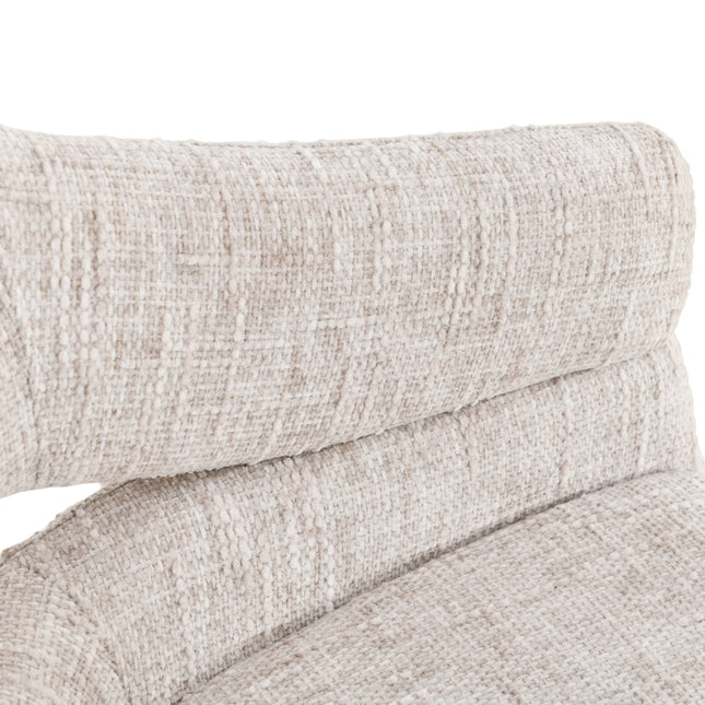 Clover Draaistoel - Beige - Chenille
