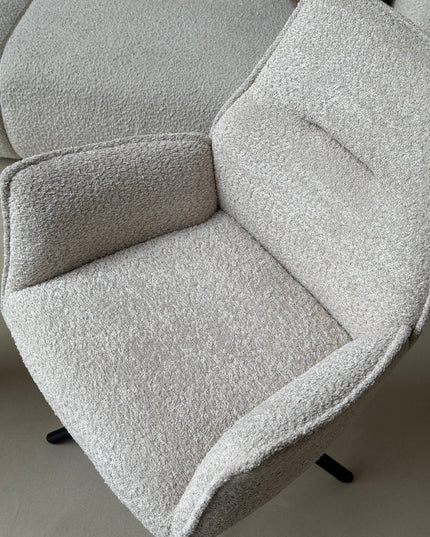 Nora Drehstuhl – Beige – Chenille
