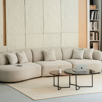 Fauteuil Ellips – Canapé modulable design Japandi