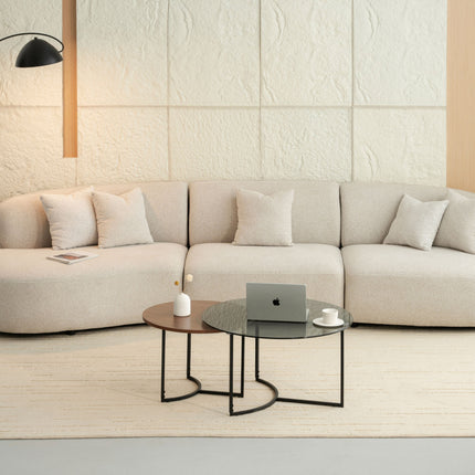 Fauteuil Ellips – Canapé modulable design Japandi