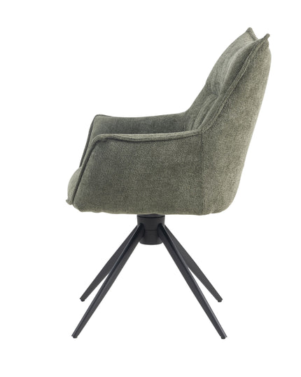 Floris Eetkamerstoel - Groen