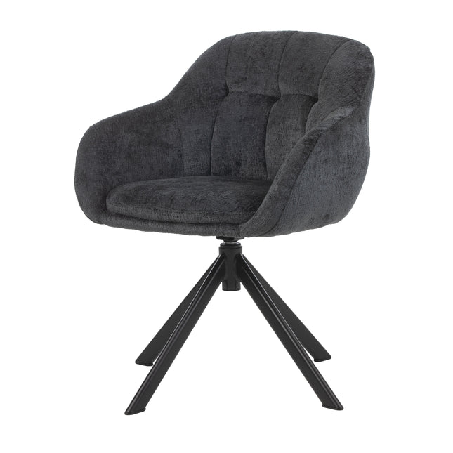 Chaise de salle à manger Grace - Anthracite