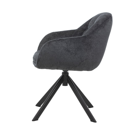 Chaise de salle à manger Grace - Anthracite