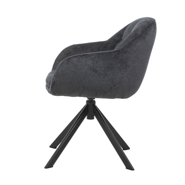 Chaise de salle à manger Grace - Anthracite