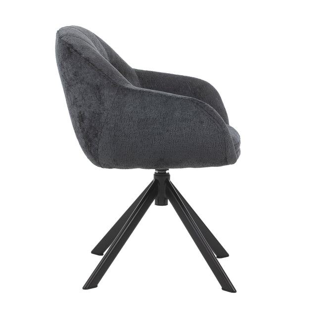 Chaise de salle à manger Grace - Anthracite