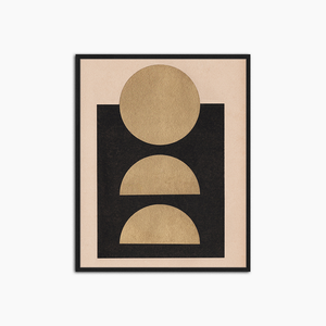 Abstrakte geometrische Wanddekoration
