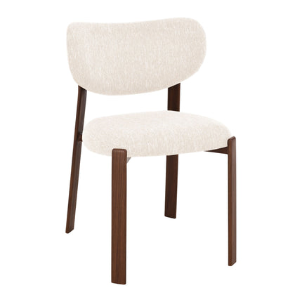Jane Esszimmerstuhl – Beige-Walnuss
