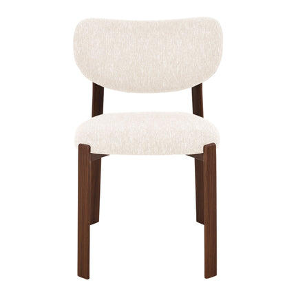 Jane Esszimmerstuhl – Beige-Walnuss