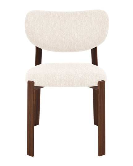 Jane Eetkamerstoel - Beige Walnoot