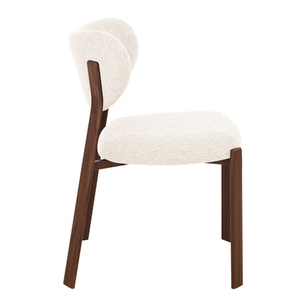 Jane Esszimmerstuhl – Beige-Walnuss