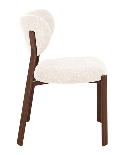 Jane Eetkamerstoel - Beige Walnoot