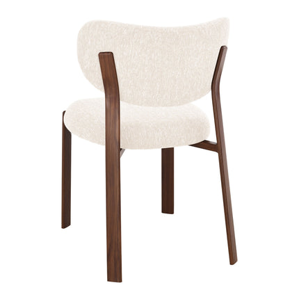 Jane Esszimmerstuhl – Beige-Walnuss