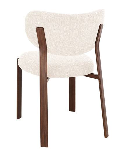 Jane Eetkamerstoel - Beige Walnoot