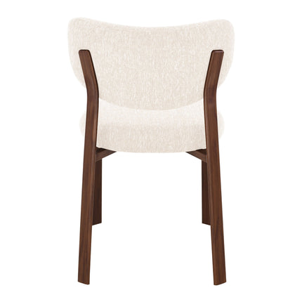 Jane Esszimmerstuhl – Beige-Walnuss