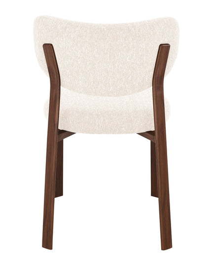 Jane Eetkamerstoel - Beige Walnoot