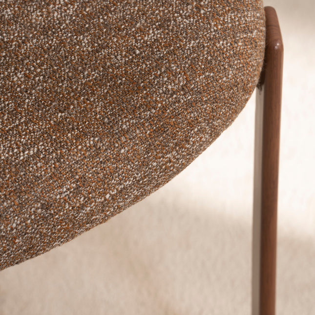 Jane Eetkamerstoel - Bruin Walnoot