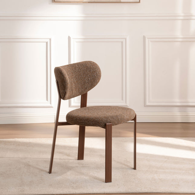 Jane Eetkamerstoel - Bruin Walnoot