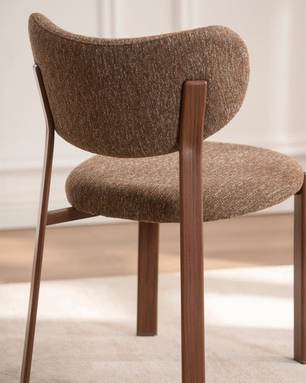 Jane Eetkamerstoel - Bruin Walnoot